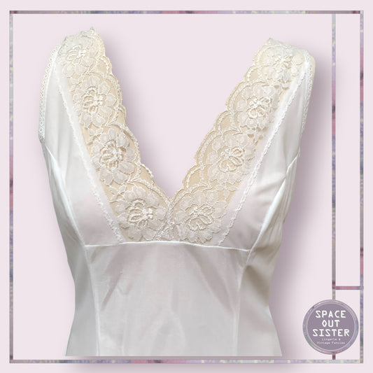 Vintage Claire White Slip