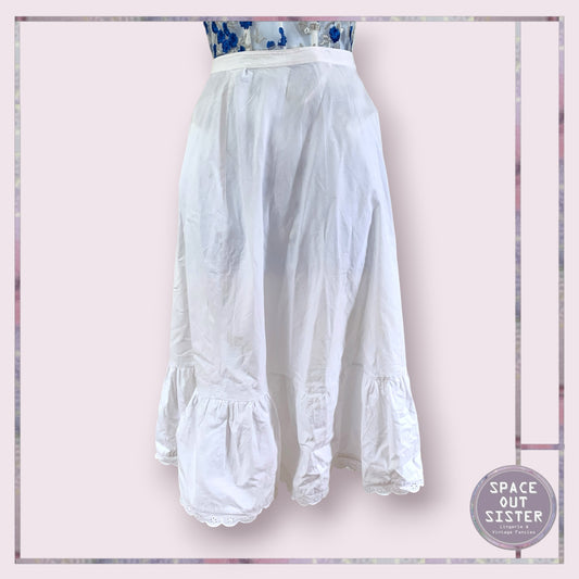 Vintage Cotton Petticoat V