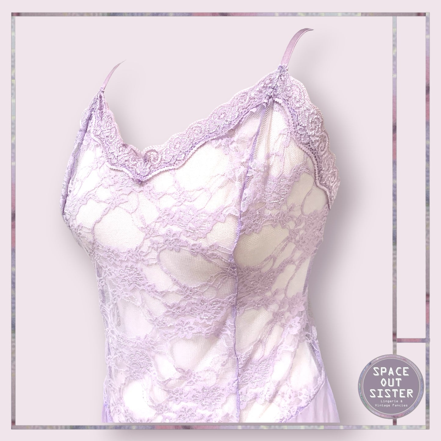 Avid Love Lilac Lace Nightdress