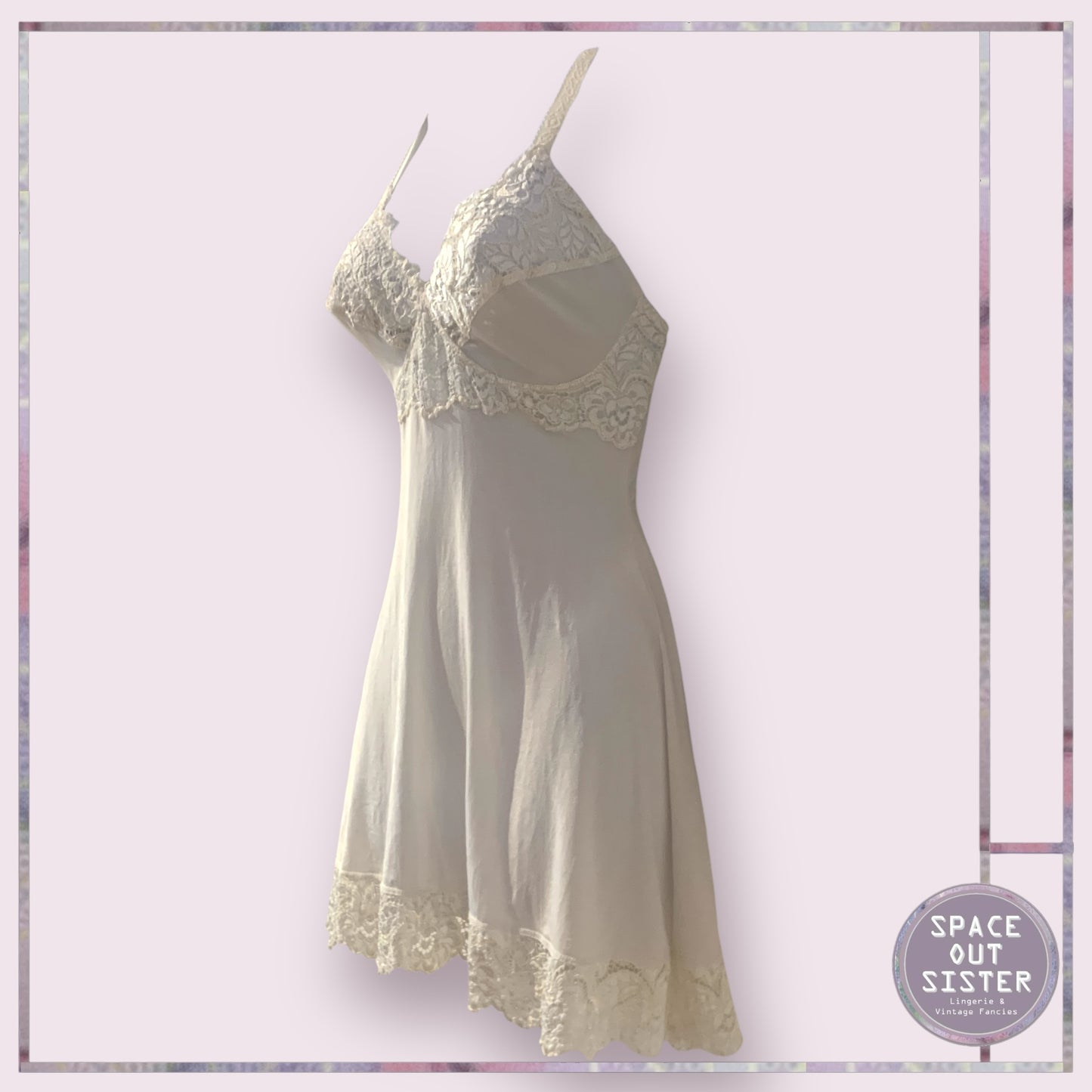 Vintage Short Oyster Nightdress