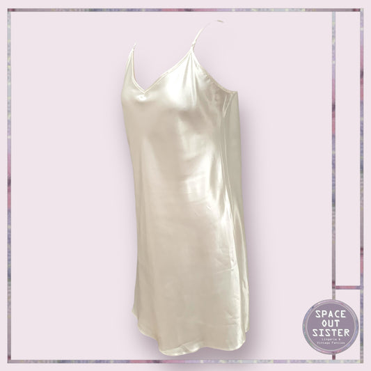 Vintage Ivory Slip Dress