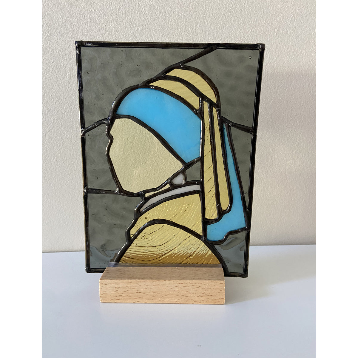 Girl with the Peal Earring by Ginger's Gorgeous Glass