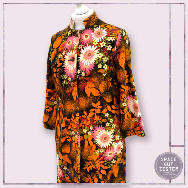 Vintage Flores Autumnal Robe