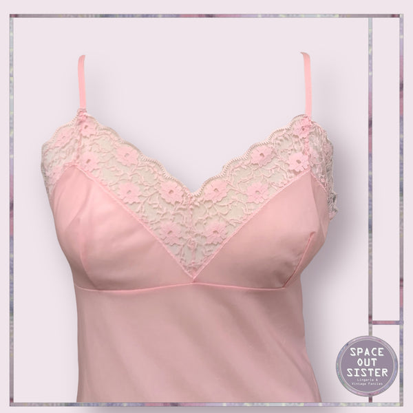 Vintage Daisy Pink Slip