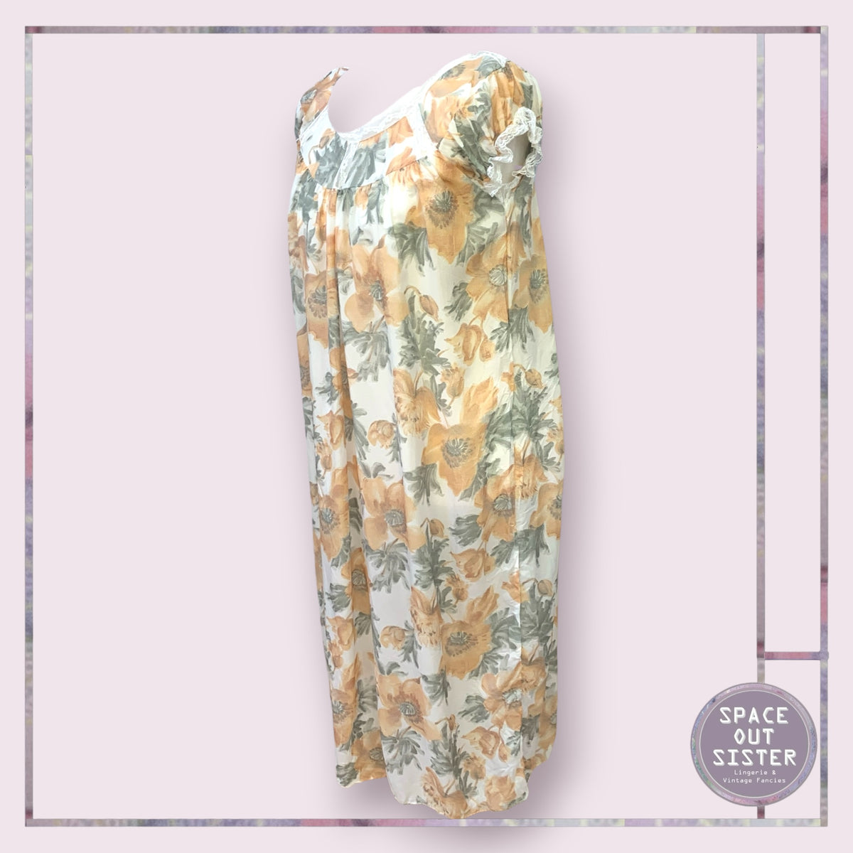 Vintage Autumn Bloom Nightdress