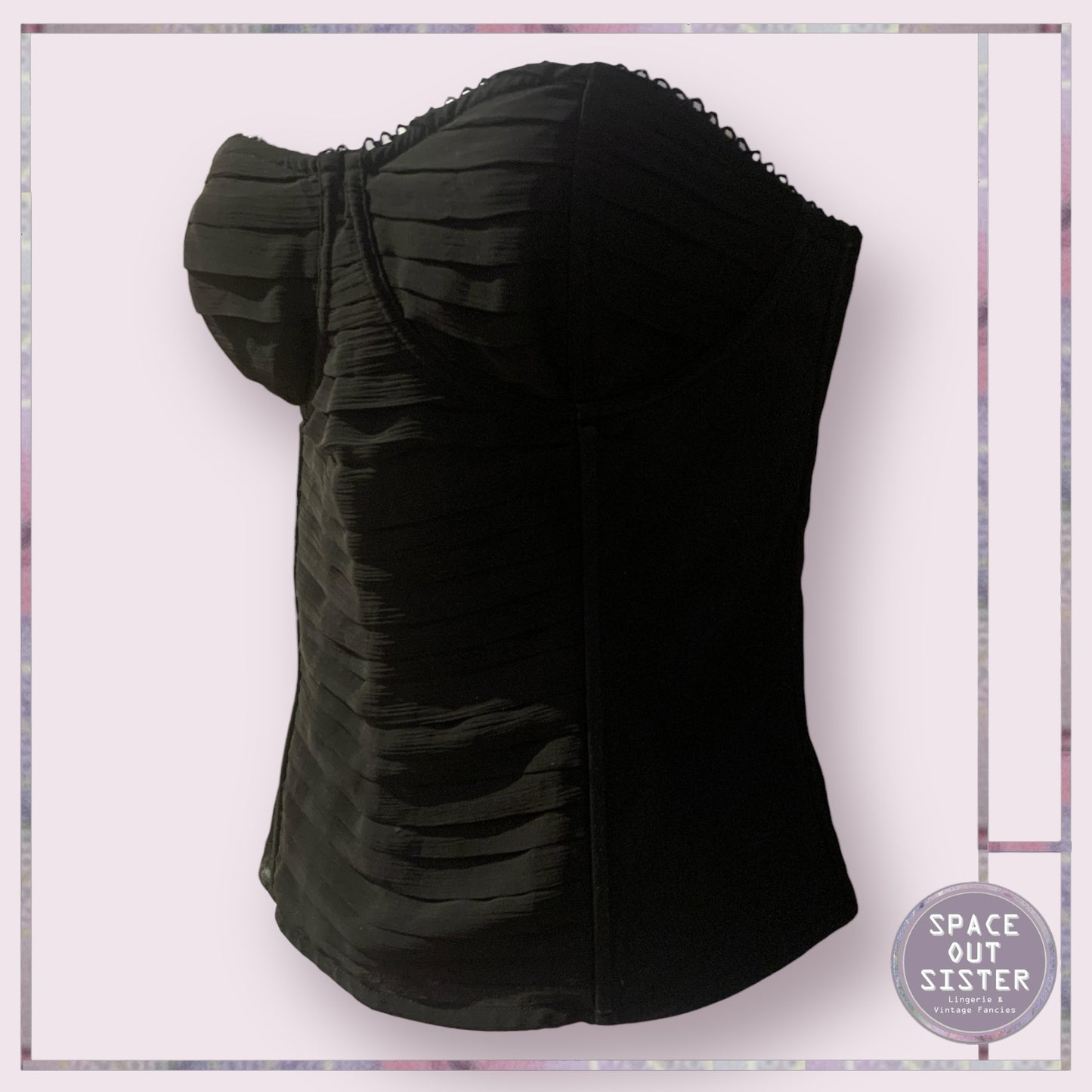 Vintage Pleated Bustier