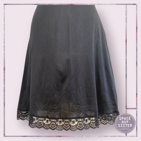 Vintage Black Ornate Nightdress