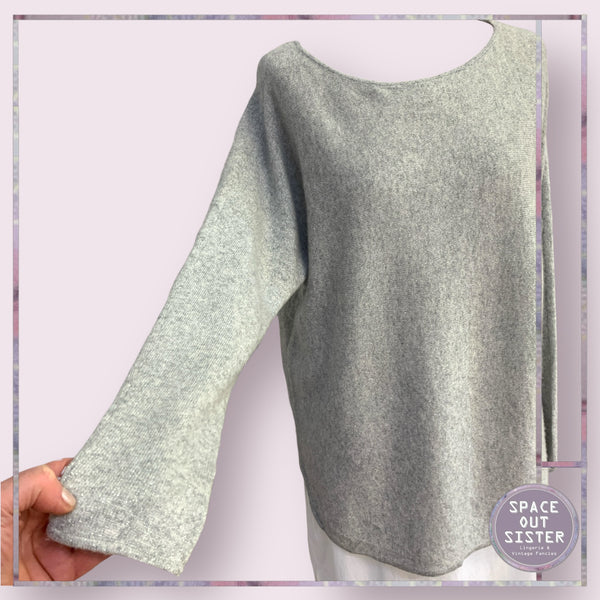 Pre-Loved Silver Charter Club BNWT Cashmere Jumper