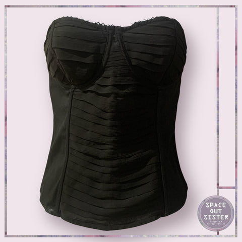 Vintage Pleated Bustier
