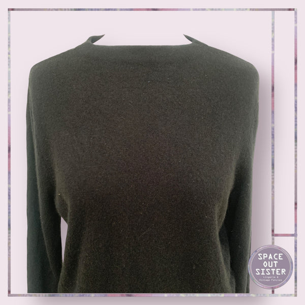 Pre-Loved Black Cashmere Jumper