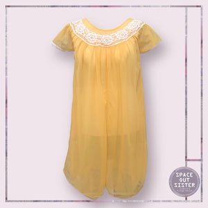 Vintage Yellow Nightdress