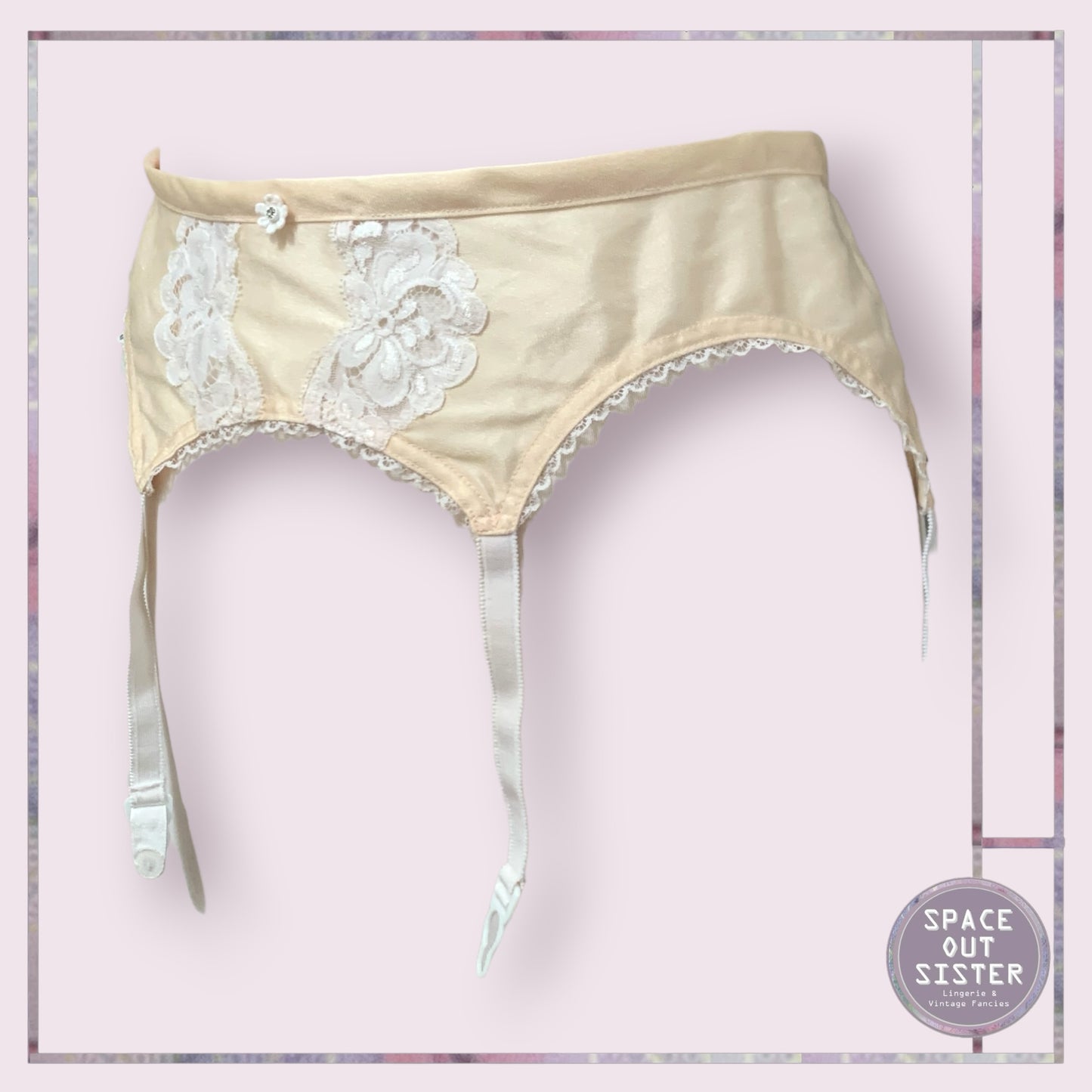 Crema Garter Belt