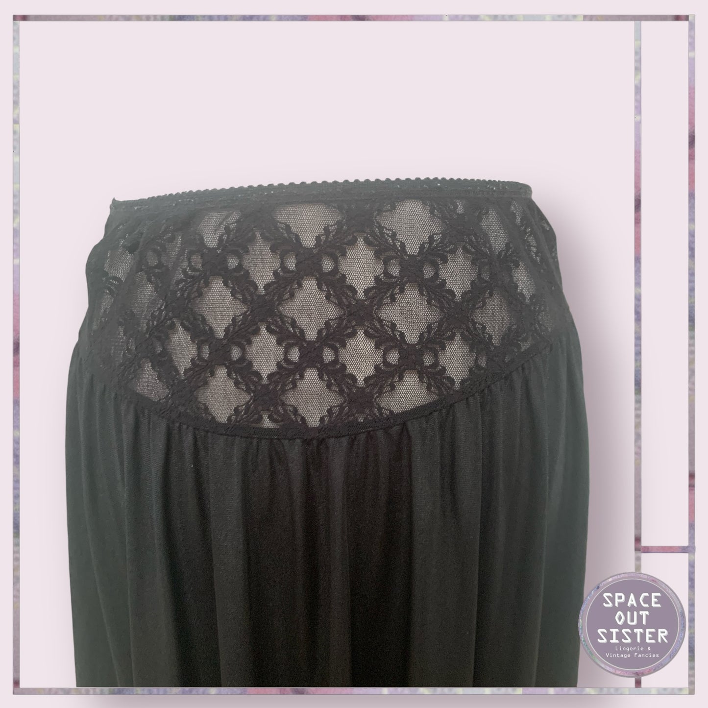 Vintage Diamond Half Slip