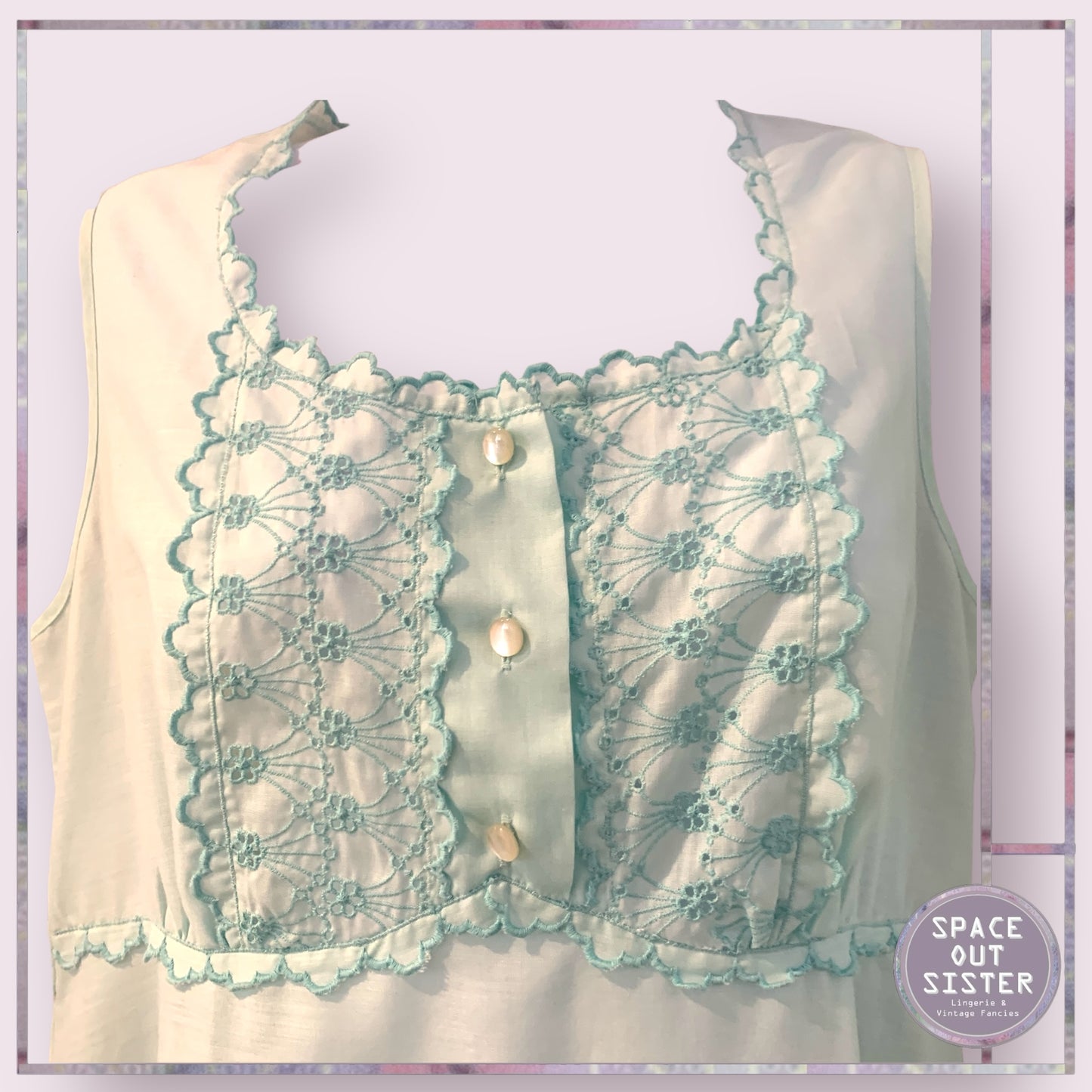 Vintage Truimph Green Nightdress
