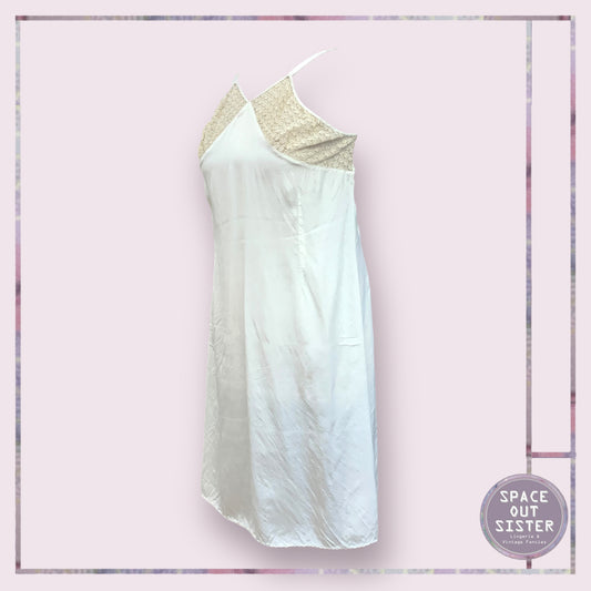 Vintage Shell Hem Ivory Slip