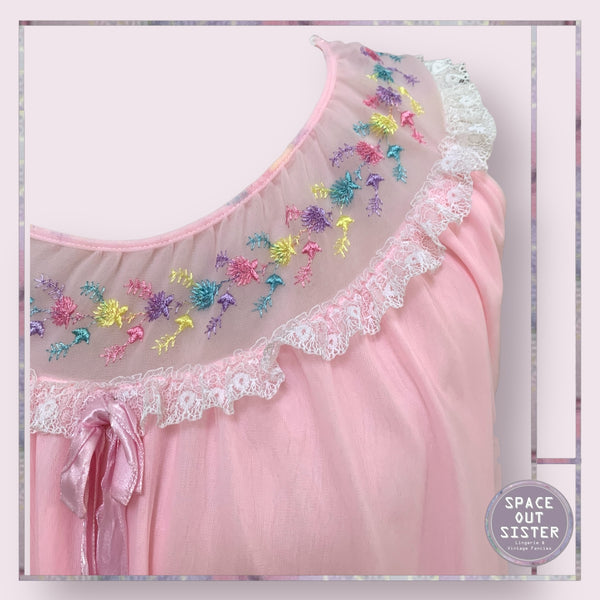 Vintage Pink Sweets Babydoll