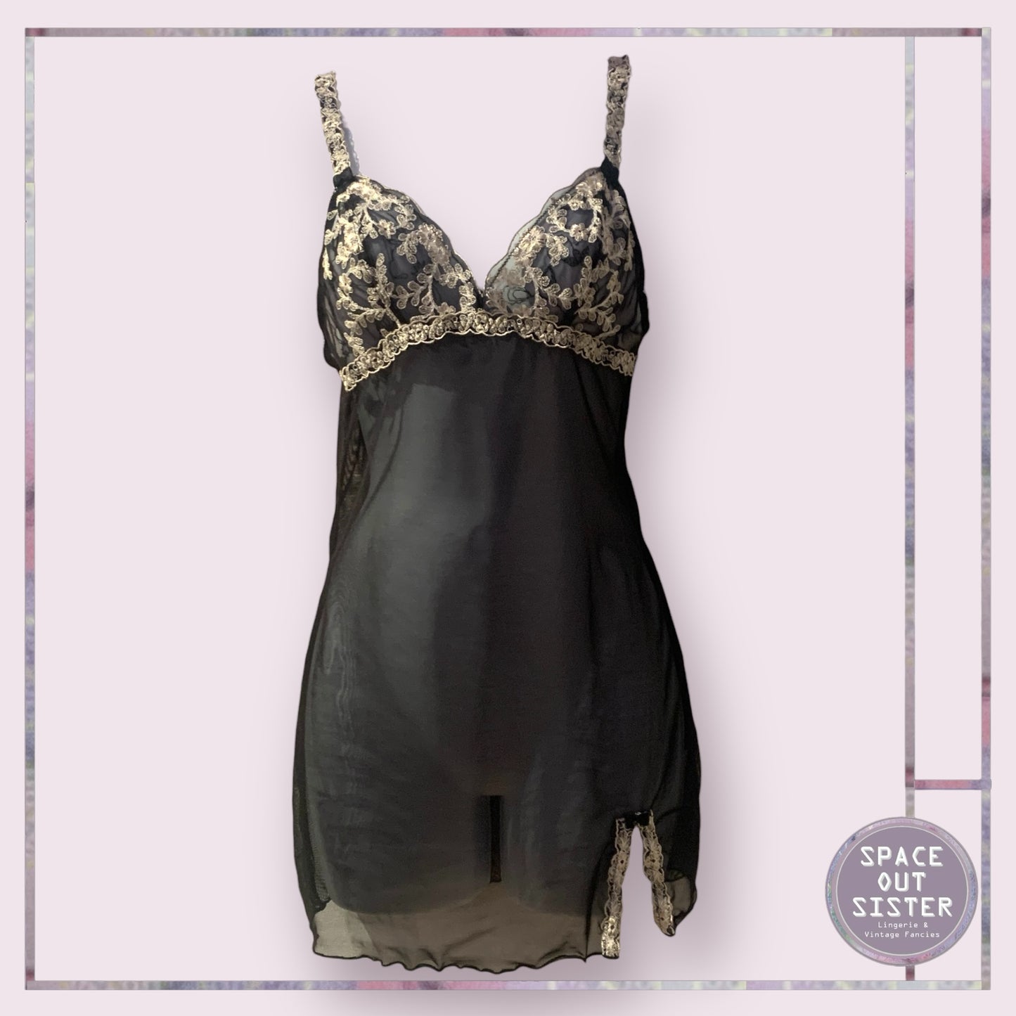 Vintage C&A Monochrome Nightdress
