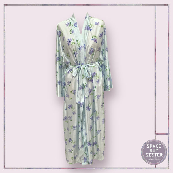 Vintage Lilac Flower Robe
