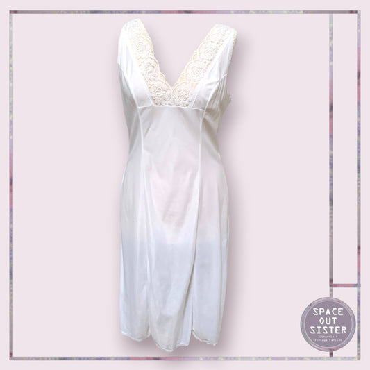 Vintage Claire White Slip