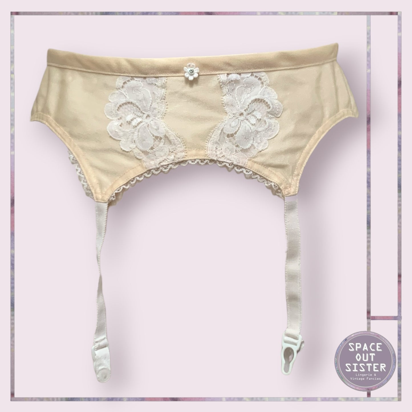 Crema Garter Belt