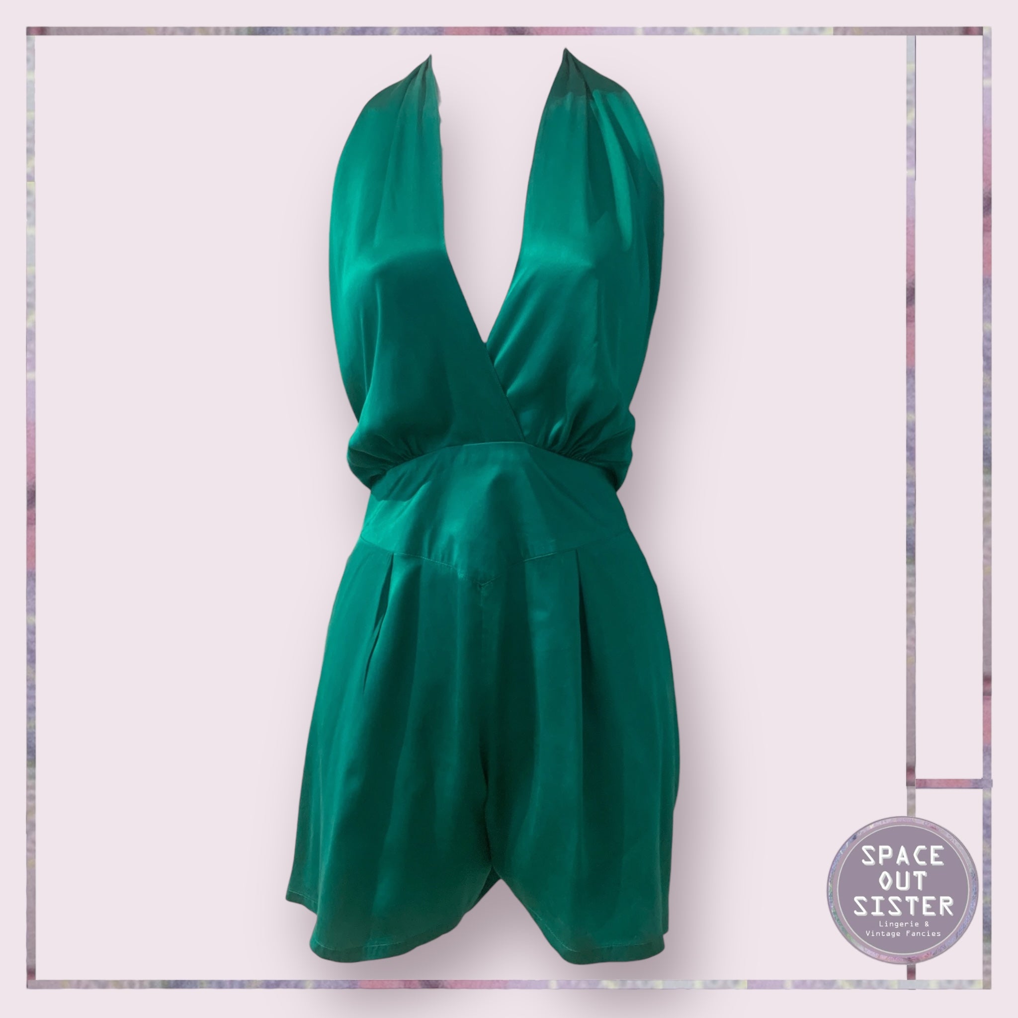 Emerald Silk Playsuit