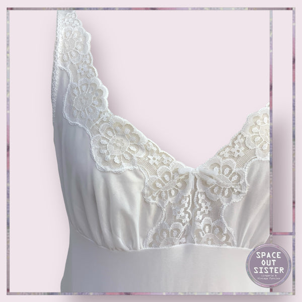 Vintage White Full Length Nightdress