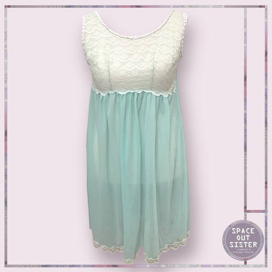 Vintage Lirabis Seafoam Nightdress