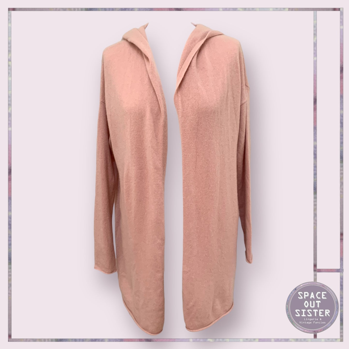 BNWT Cashmere Cardigan with Hood