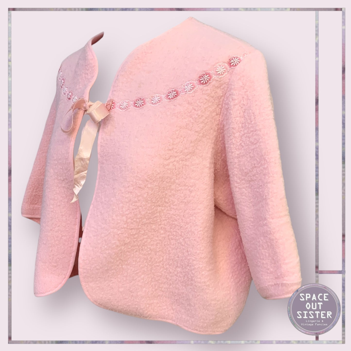 Vintage Fleece Bed Jacket