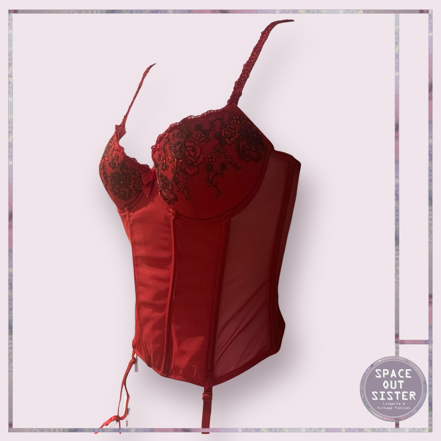 Vintage Red Bustier