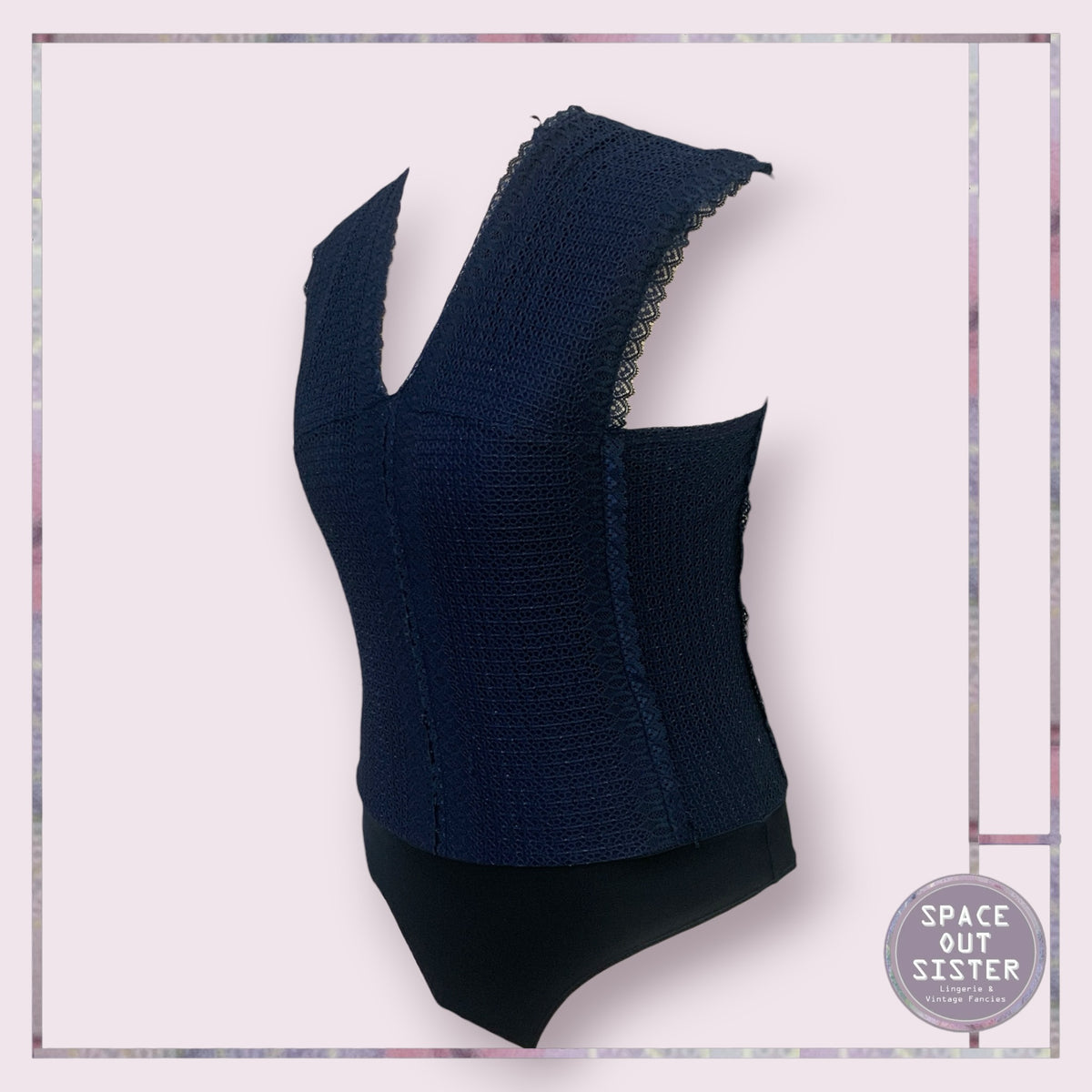 Pre-Loved Navy Bodysuit