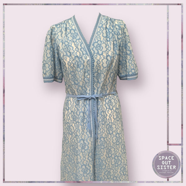 Vintage Hanro Nightdress in Blue
