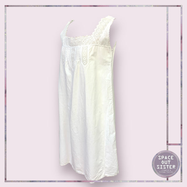 Antique White Cotton Chemise