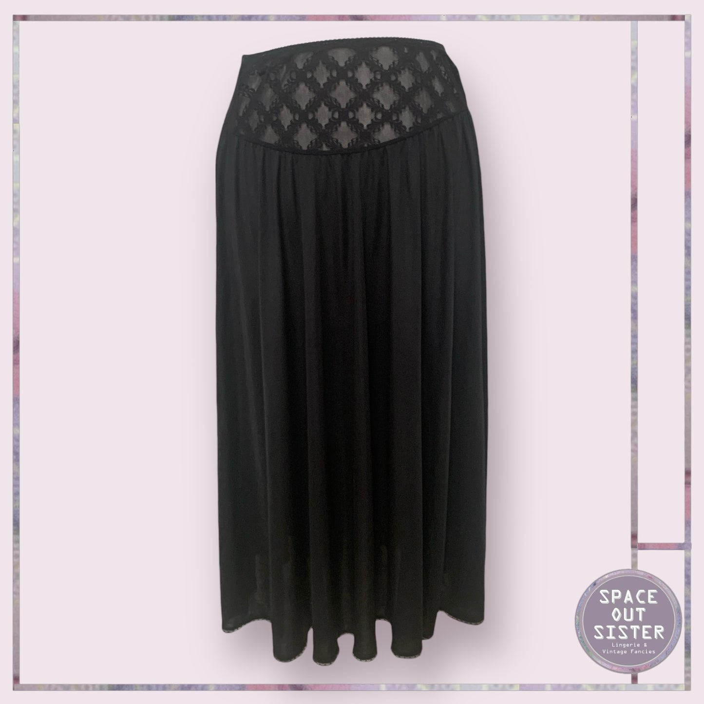 Vintage Diamond Half Slip