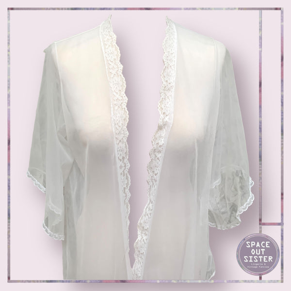 Vintage California Sheer Bed Jacket