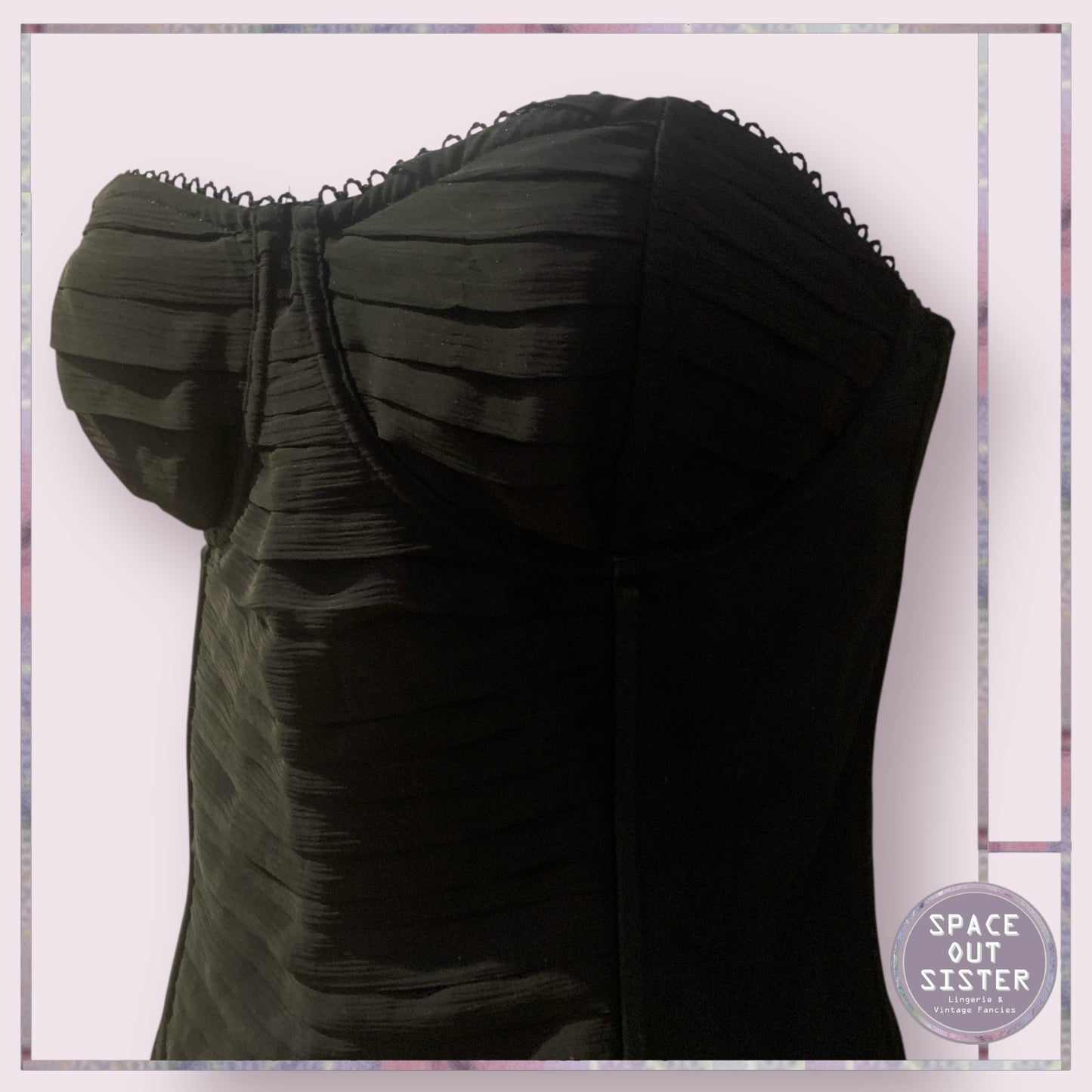 Vintage Pleated Bustier