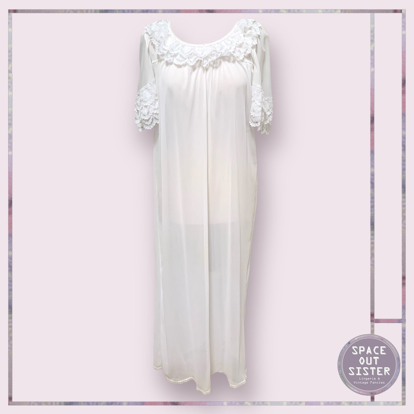 Vintage Tiered Sleeve Nightdress