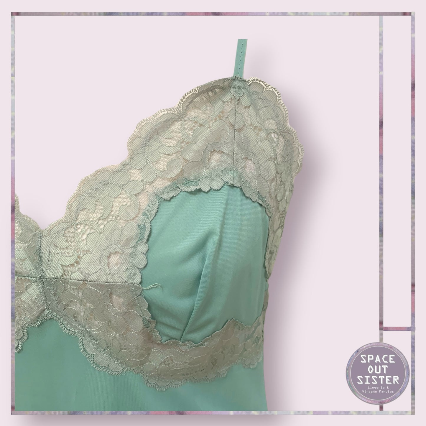 Vintage Miss Green Slip