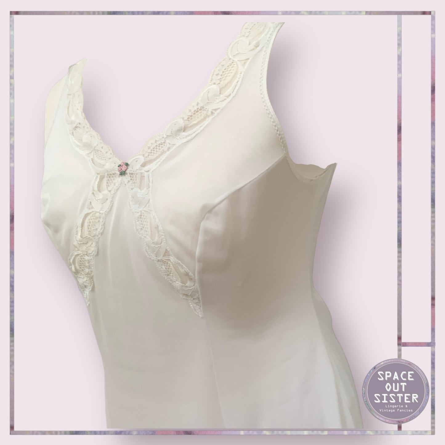 Vintage Rosebud Slip