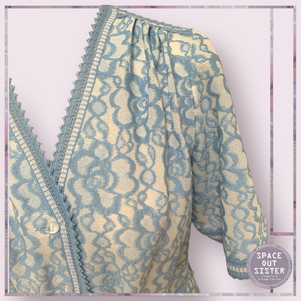 Vintage Hanro Nightdress in Blue
