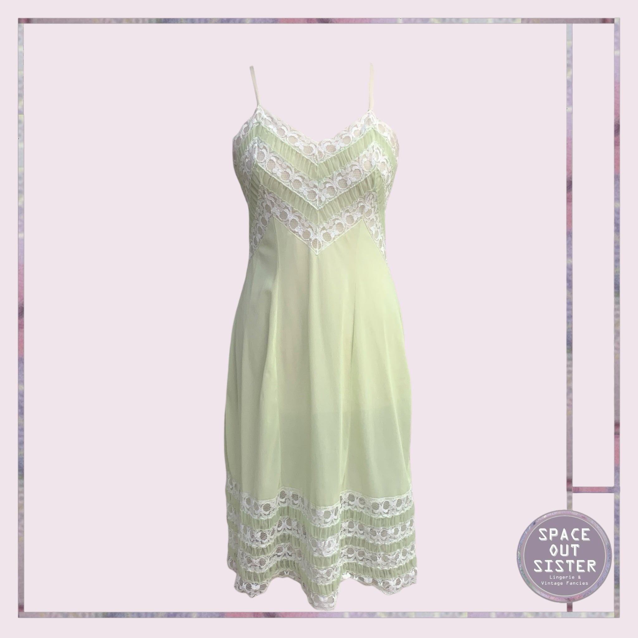 Vintage Light Lime Slip