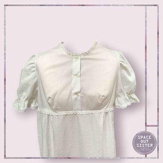 Vintage Scallop Edge Nightdress