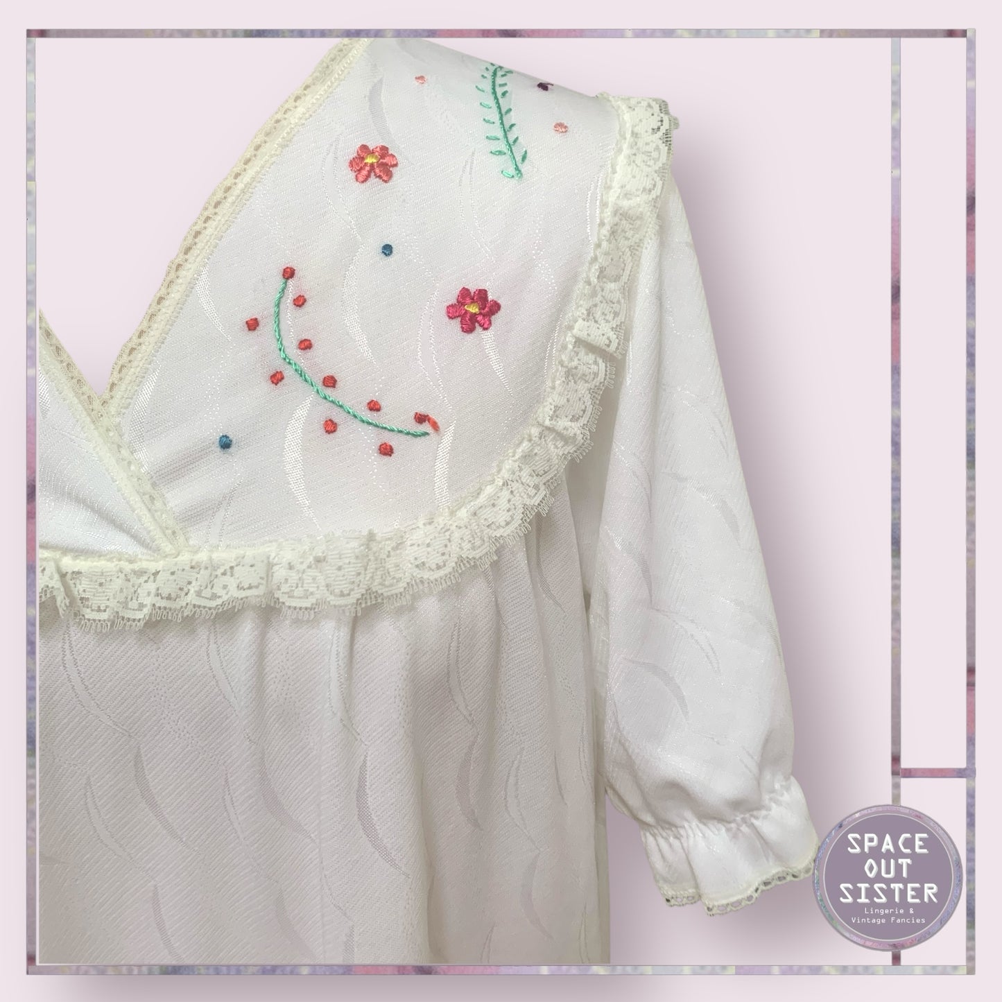Vintage Needlework Nightdress