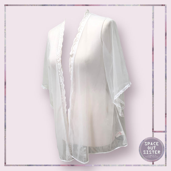 Vintage California Sheer Bed Jacket