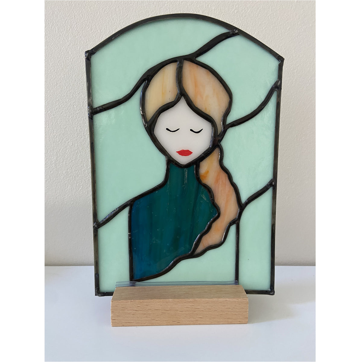 Girl with The Plait by Ginger's Gorgeous Glass