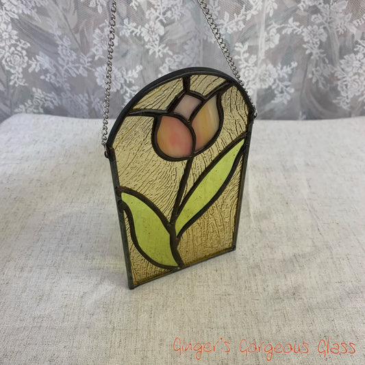 Tulip Panel by Ginger's Gorgeous Glass