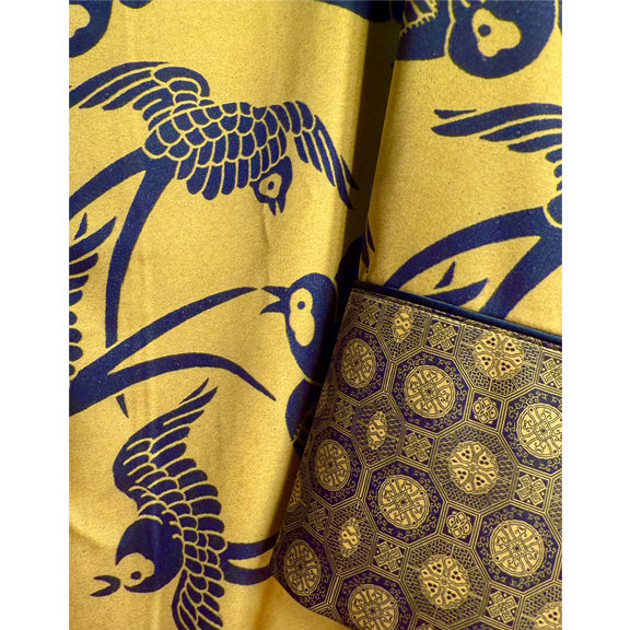 New Antique Swallows Maxi Robe by Kilo Brava