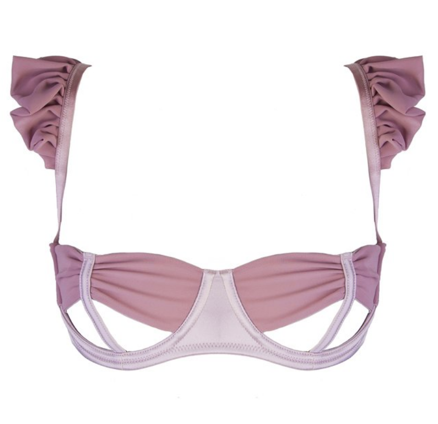 New Lana Heather Satin Bow Bra From 30DD