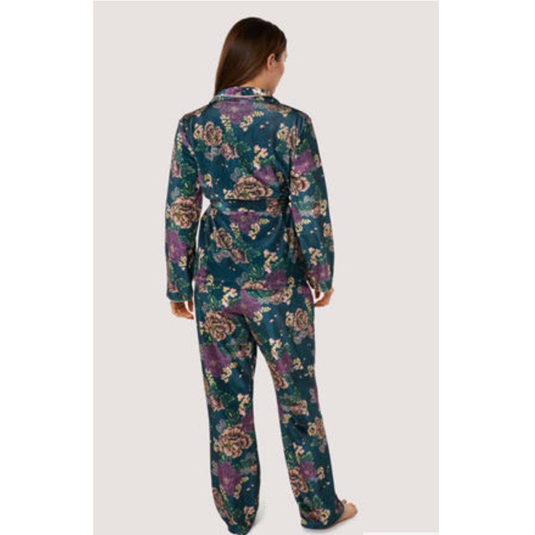 New Printed Velvet PJ Set