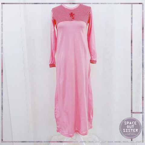 1980s Vintage Bubblegum Pink Nightdress